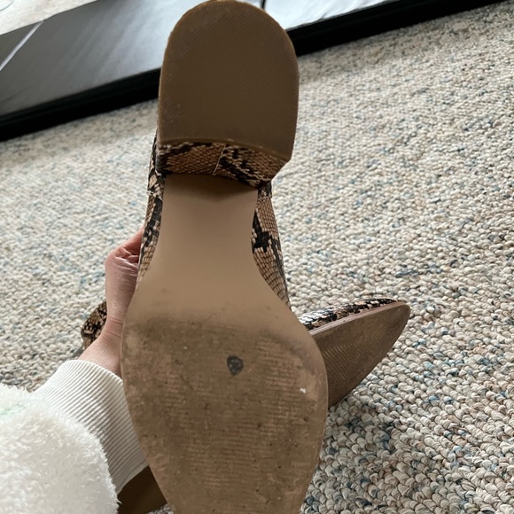 Steve Madden Snakeskin Ankle Booties - Picture 9 of 10